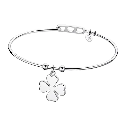Lotus Style Pevný ocelový náramek Čtyřlístek LS2015-2/1