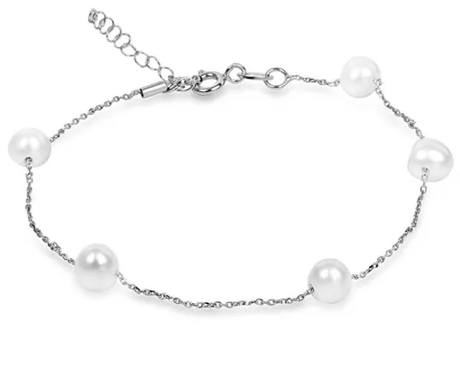 JwL Luxury Pearls Jemný perlový náramek JL0353