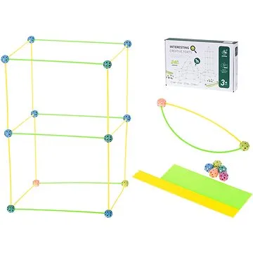 IKONKA Stavební bloky trubkové základny stanového domku 240el. (ikonka_KX5666)