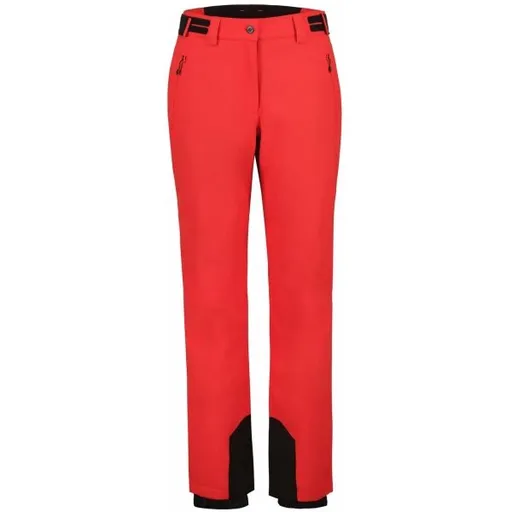 ICEPEAK FLASHER Dámské lyžařské kalhoty, červená, velikost