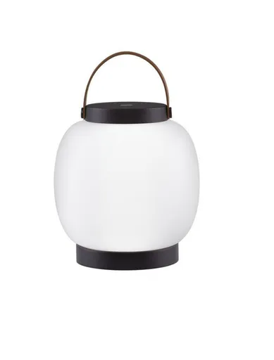 NOVA LUCE venkovní stolní lampa JIGRA černý hliník a akryl LED 2W 3000K 3,7V 306st. IP54 vypínač na těle / USB kabel 9002876