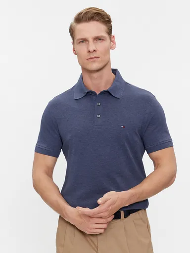 Tommy Hilfiger pánské modré polo tričko MW0MW17771 XXL