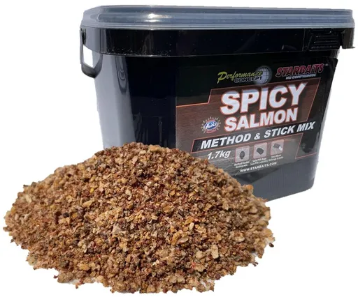 Starbaits Method & Stick Mix Spicy Salmon 1,7kg,Starbaits Method & Stick Mix Spicy Salmon 1,7kg
