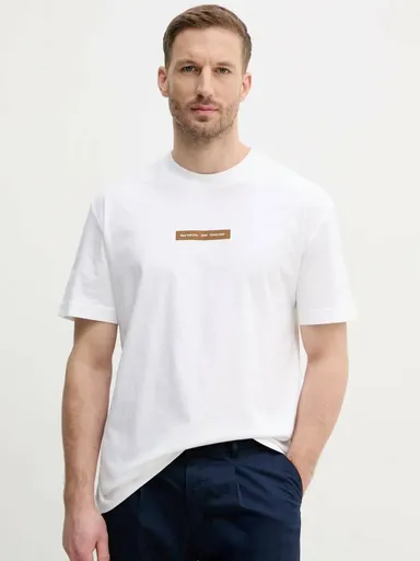 Calvin Klein pánské bílé tričko J30J327524 XL