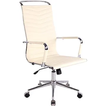 Sortland Kancelářská židle Batley krémová (192685304)