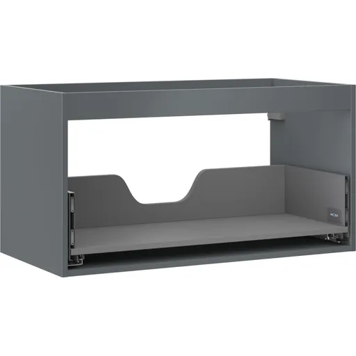 MEXEN Box-A skříňka pro umyvadlo 90, 1 šuplík, grafit mat 91AX0-0900-470-1-66