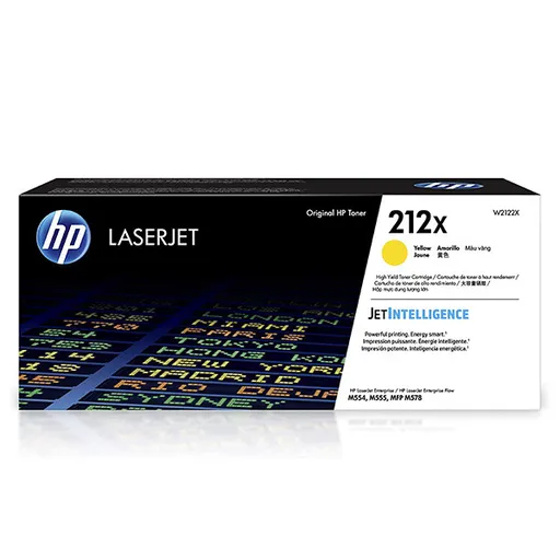 HP W2122X - originální toner HP 212X, žlutý, 10000 stran