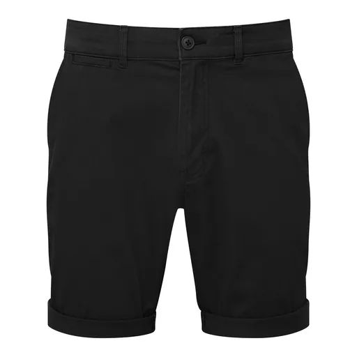 Asquith & Fox Pánské kraťasy chino - Černá | XL