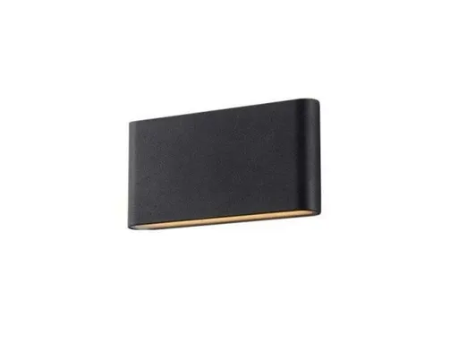 LED Venkovní nástěnné svítidlo AZzardo Cremona M dark grey AZ2182 10W 476lm 3000K IP54 17,5cm tmavě šedé