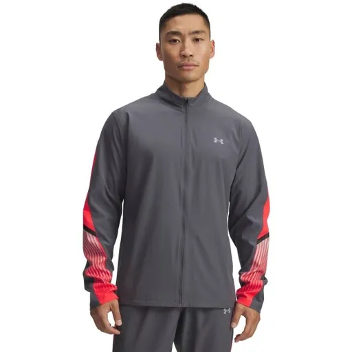 Under Armour VELOCITI STORM Pánská bunda, šedá, velikost M