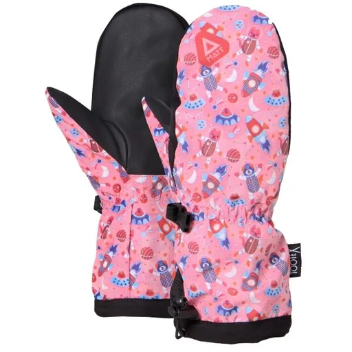 Matt KIDS MITTEN Dětské palčáky, růžová, velikost 5Y