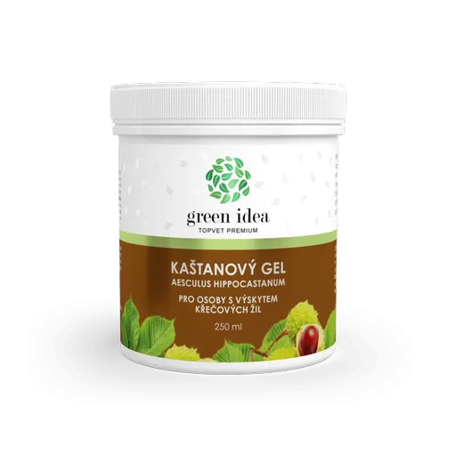 Green Idea kaštanový gel na křečové žíly 250 ml