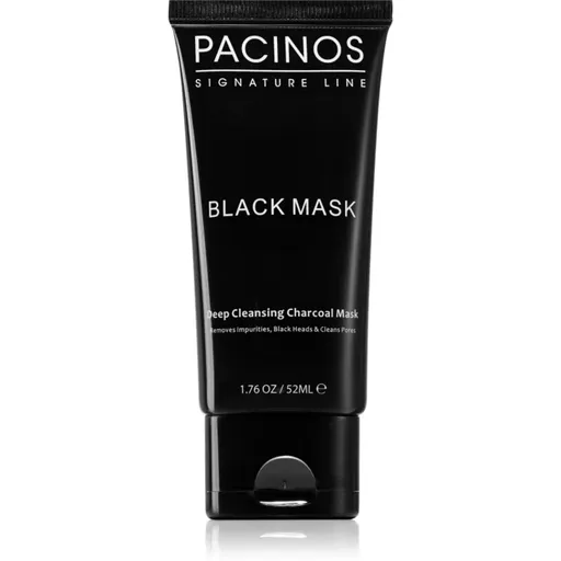Pacinos Black Mask čisticí slupovací maska s aktivním uhlím 50 ml