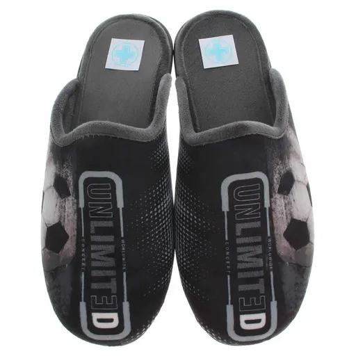 Pánské domácí pantofle Medi Line 1507-025 negro 43