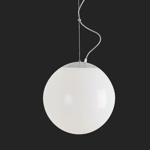 OSMONT ISI72721 ISIS L3 PM HP závěsné plastové svítidlo nerez leštěná / bílá IP40 4000 K 52W LED nouzové kombinované 3 h