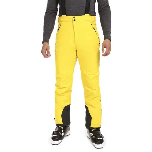 KILPI METHONE Pánské lyžařské kalhoty, žlutá, velikost XXXL