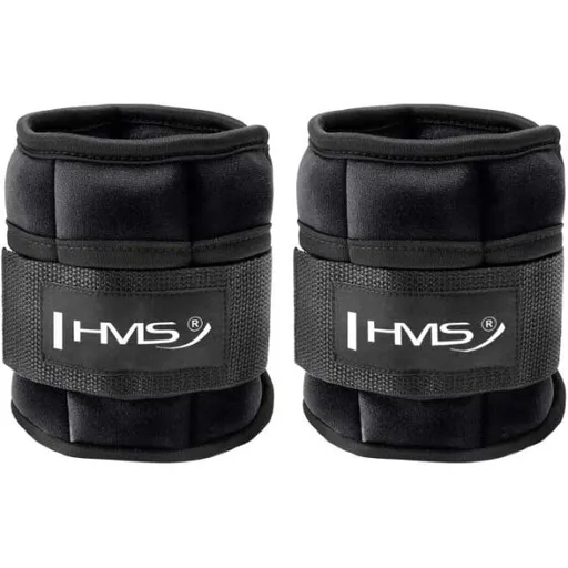 HMS ONK02 Zátěže na zápěstí a kotníky, černá, velikost 1 KG