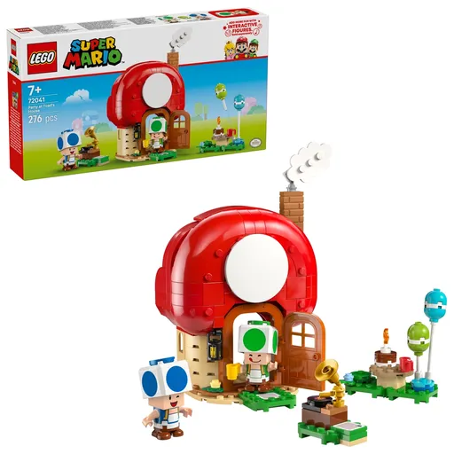 LEGO® Super Mario™ 72041 Toad a párty v jeho domku