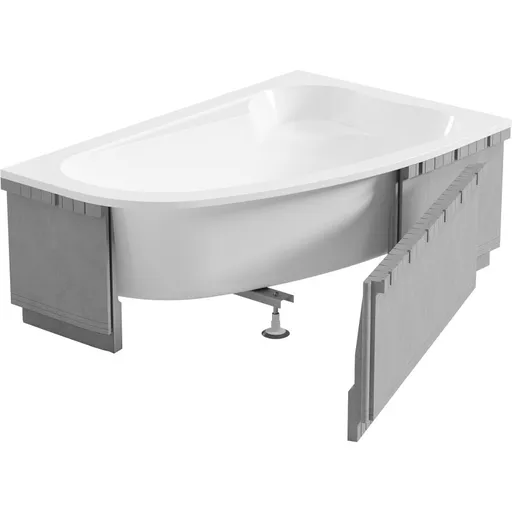 MEXEN X-ST polystyrenový plášť na rohovou vanu 240, bílá 55022-01