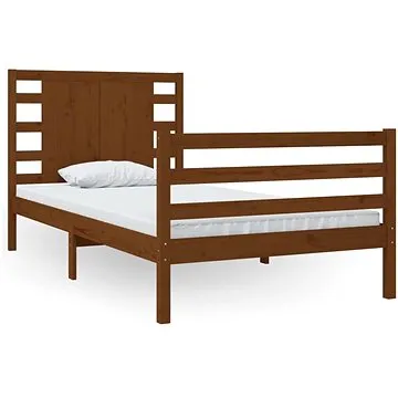 Rám postele medově hnědý masivní borovice 90 × 200 cm, 3104271 (3104271)