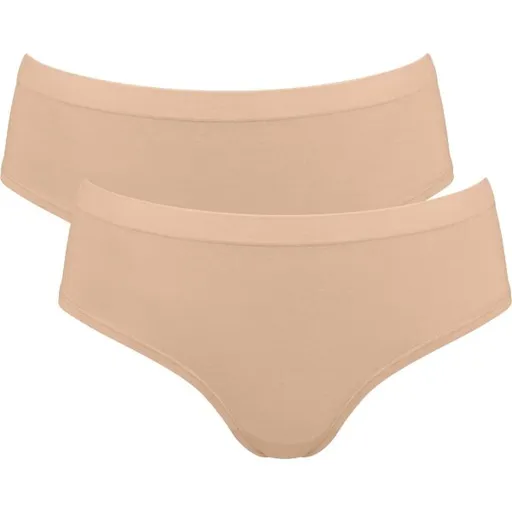 SLOGGI GO SENSE HIPSTER 2P Hipster kalhotky, béžová, velikost