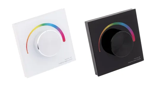 T-LED DimLED nástěnný ovladač pro RGB LED pásky Vyberte barvu: Černá 069207
