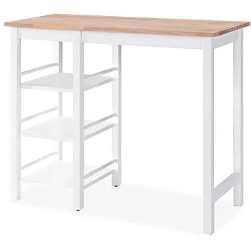 3dílný barový set MDF bílý (245364)