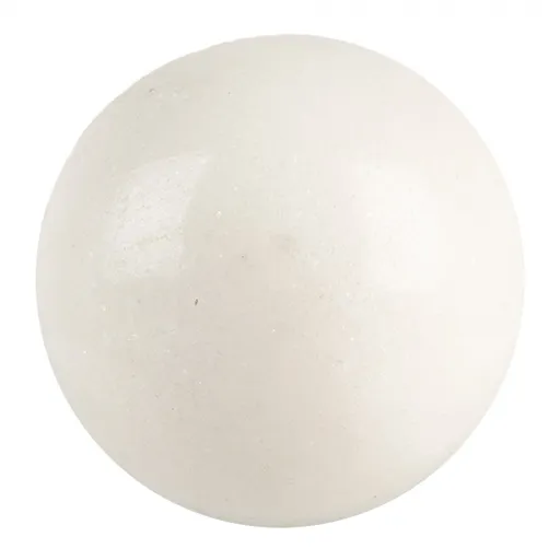 Bílá kulatá keramická úchytka - Ø 3*3 cm / S4 cm 66058