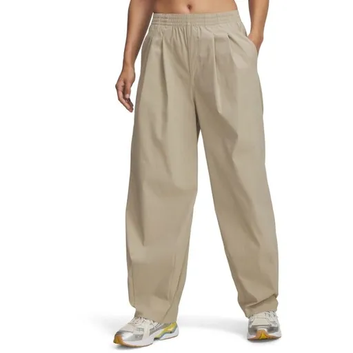 Under Armour UNSTOPPABLE WOVEN Dámské kalhoty, béžová, velikost S