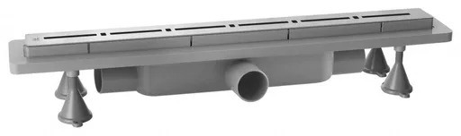 Omp Tea RENOVA ECO LINE podlahový žlab s nerezovým roštem, L-840, DN40 4943.204.8C