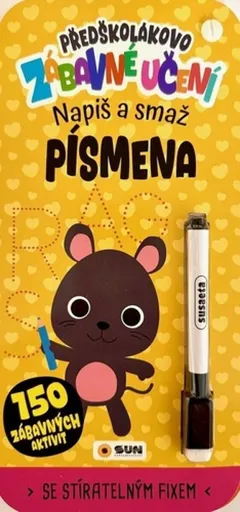 Předškolákovo zábavné učení Písmena napiš a smaž