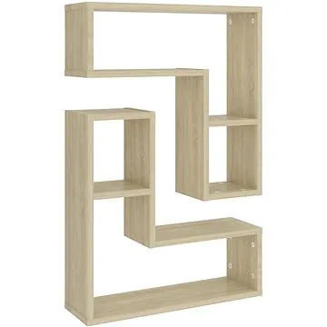 Shumee Nástěnné 2 ks dub sonoma 50×15×50 cm dřevotříska, 807217 (807217)