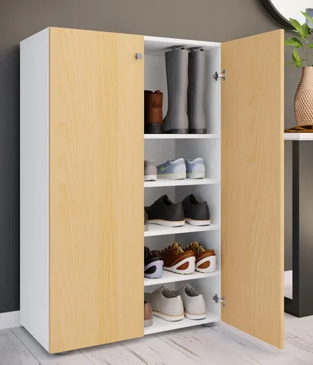 VCM Botník Lona XL 5dílný, bílý