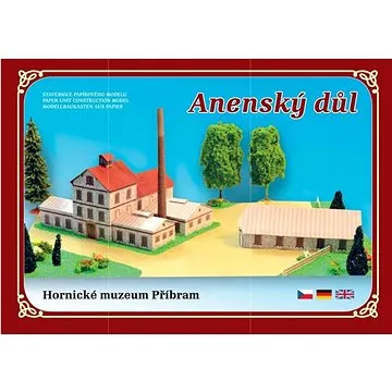 Anenský důl Hornické muzeum Příbram: Stavebnice papírového modelu (859-4-689-9032-4)