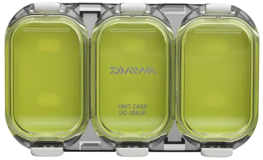 Daiwa vodotěsná krabička waterproof sealed unit case 300 zelená - 3 přihrádky