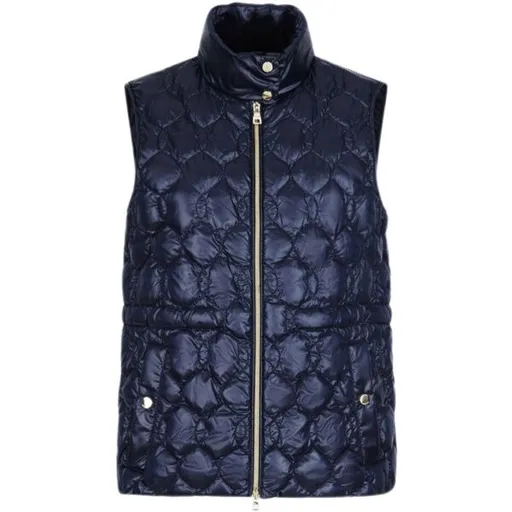 Geox W MYLUSE Dámská péřová vesta, tmavě modrá, velikost