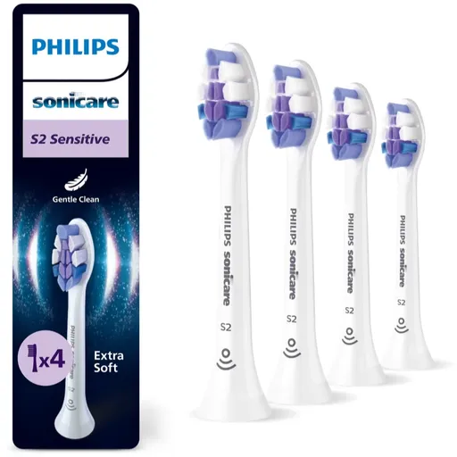 Philips Sonicare Sensitive HX6054/87 náhradní hlavice pro zubní kartáček 4 ks