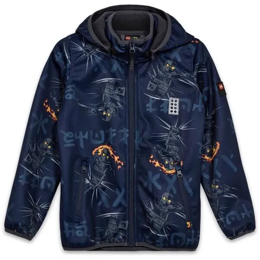 LEGO® kidswear LWSCOUT 610 Chlapecká přechodová bunda, tmavě modrá, velikost