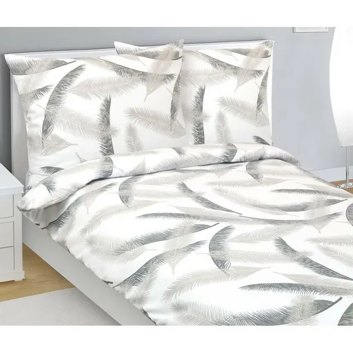 Bellatex Flanelové povlečení Pírko, 140 x 200 cm, 70 x 90 cm