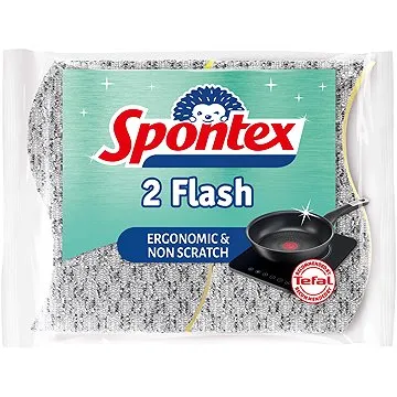 SPONTEX Flash houbička na teflon 2 ks (9001378700357)