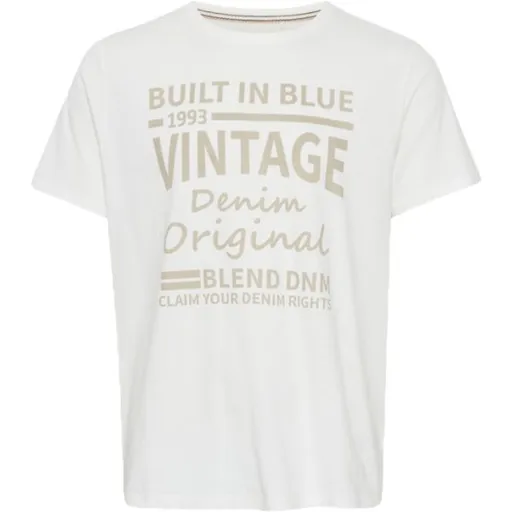 BLEND REGULAR FIT Pánské tričko, bílá, velikost