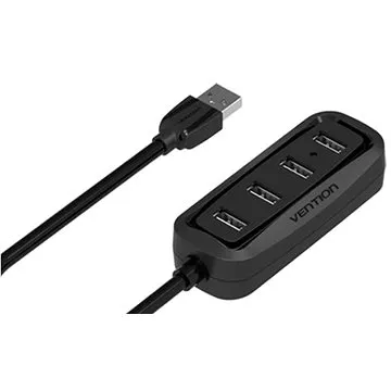 Vention USB HUB 2.0 4-ports 0.15m Black (VAS-J43-B015)