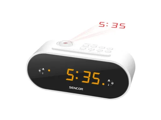 Radiobudík SENCOR SRC 3100 W White projekční