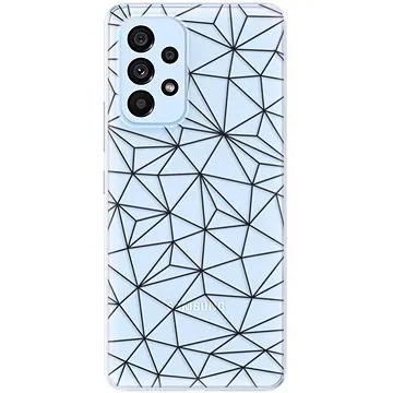iSaprio Abstract Triangles 03 - black pro Samsung Galaxy A73 5G (trian03b-TPU3-A73-5G)
