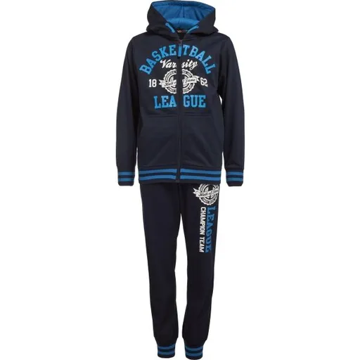 Lewro YAMIN Chlapecká tepláková souprava, černá, velikost 140-146