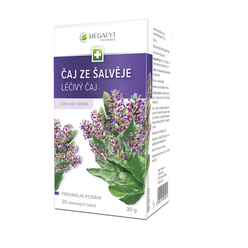 Megafyt Čaj ze šalvěje nálevové sáčky 20x1,5 g