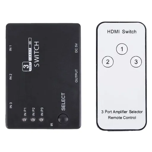 Přepínač 3x HDMI - 1x HDMI HADEX PS3