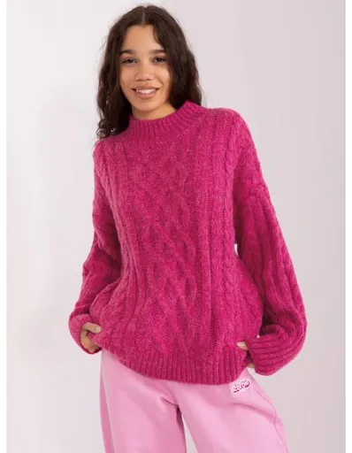 Světle béžový prolamovaný svetr s otvory BASIC FEEL GOOD