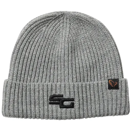 Savage gear čepice wool mix beanie grey