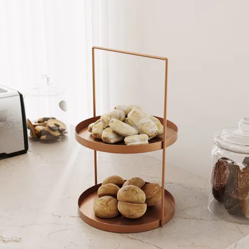 Dekorativní kovový doplněk Tılos-A - Copper